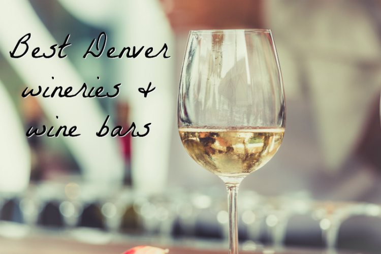 glass of white wine with text overlay