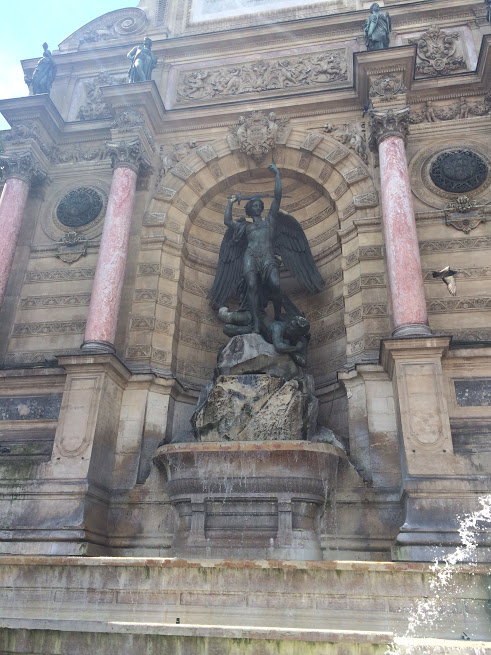 Place Saint Michel Fountain