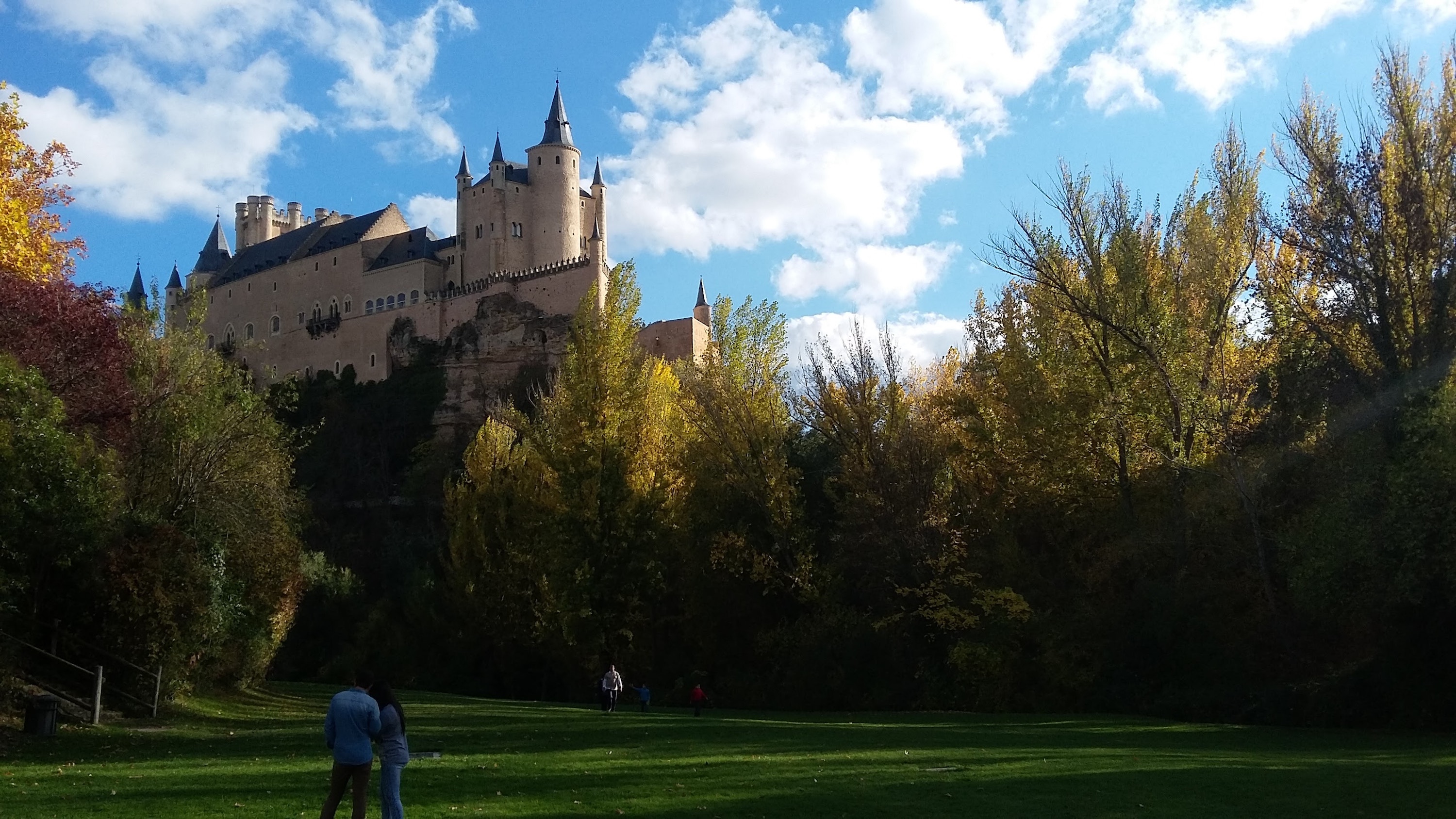 castle in Segovia, Spain