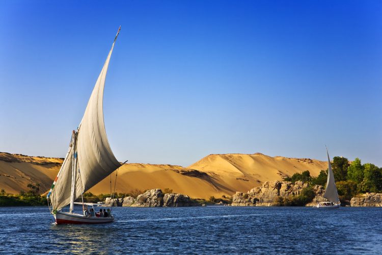 Felucca in Egypt