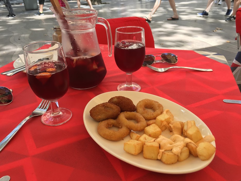 Spanish tapas in Barcelona