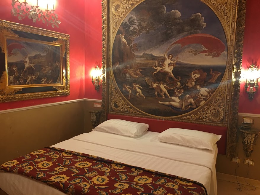 hotel room in Rome