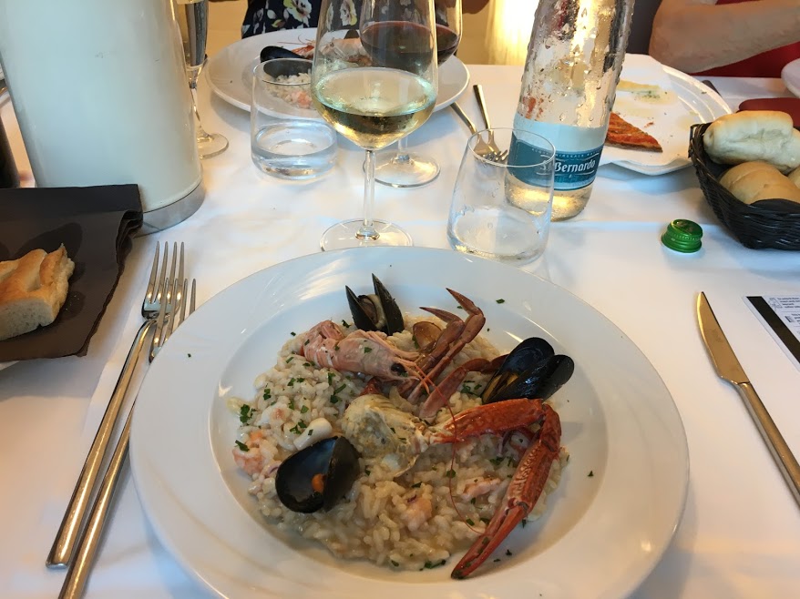 Seafood risotto