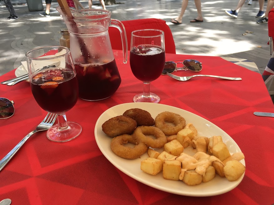 Sangria with tapas