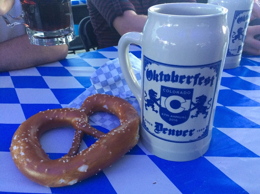 Pretzel and stein