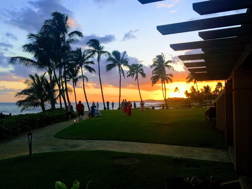 sunset on Kauai