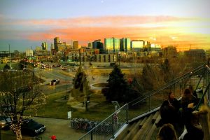 Denver at sunset