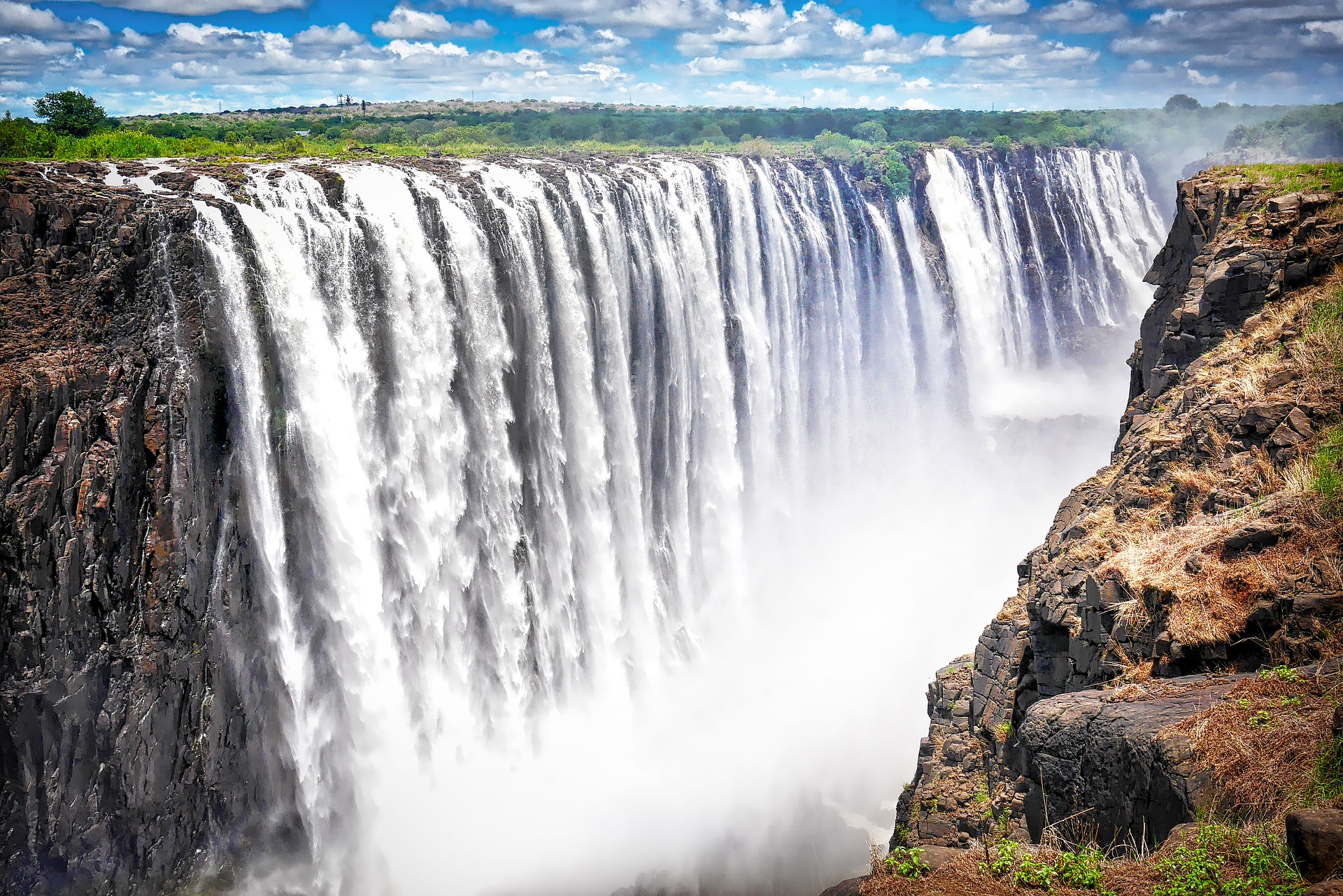 Victoria Falls in Zimbabwe 