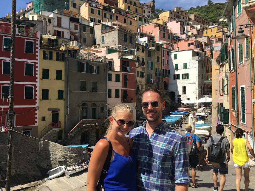 Stephanie and Rick in Cinque Terre