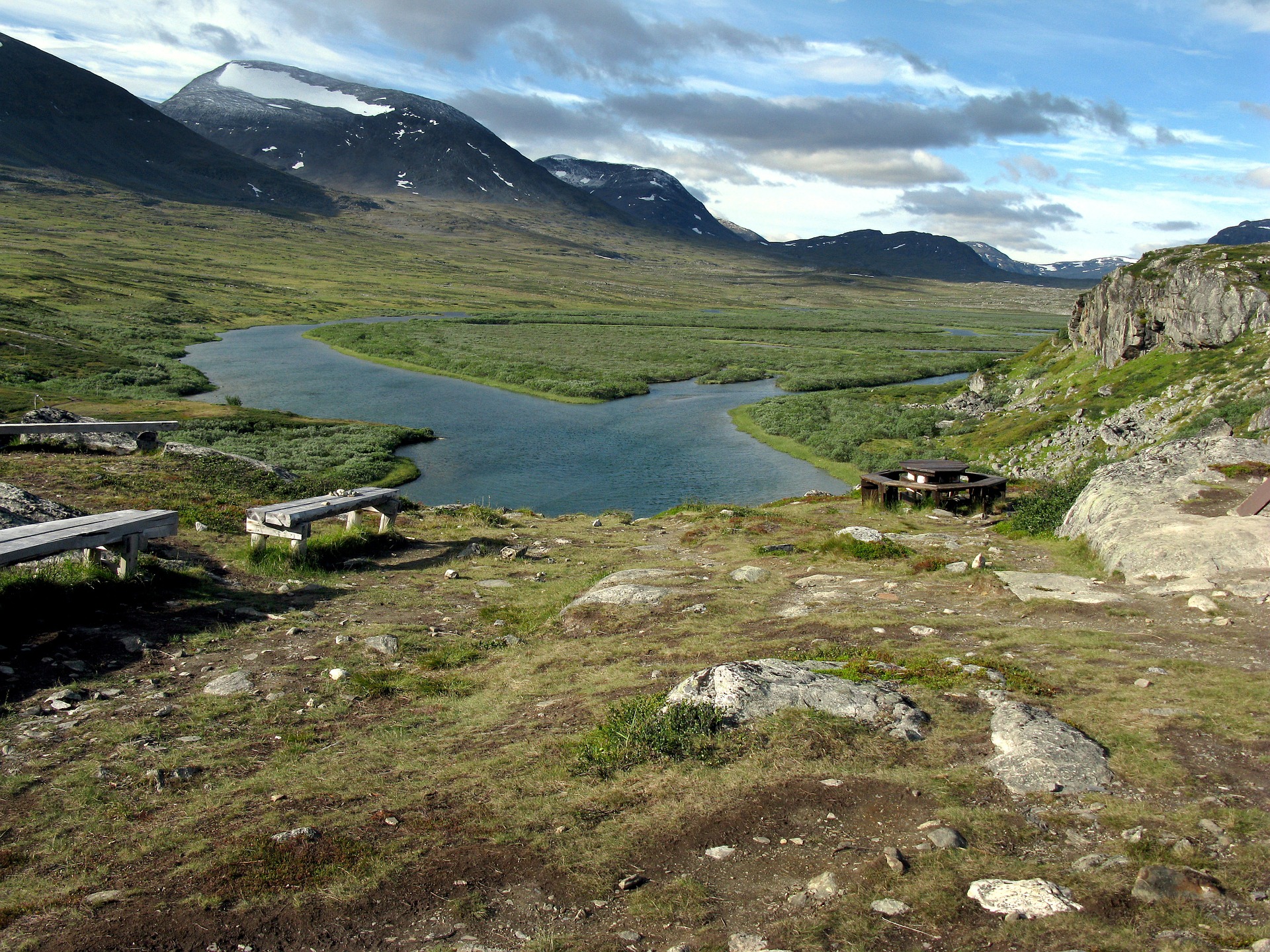 Sweden hiking trail