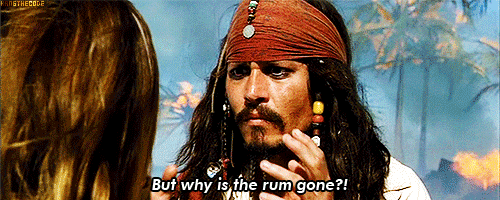 Rum gone