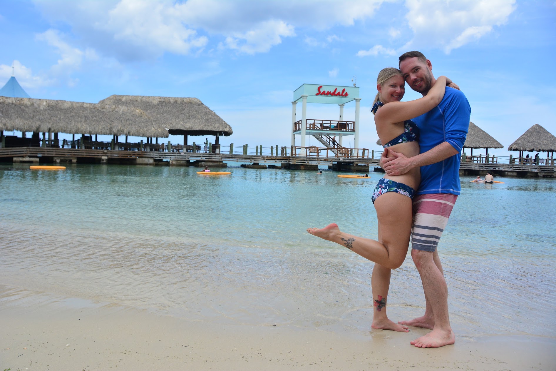 Couple at Sandals