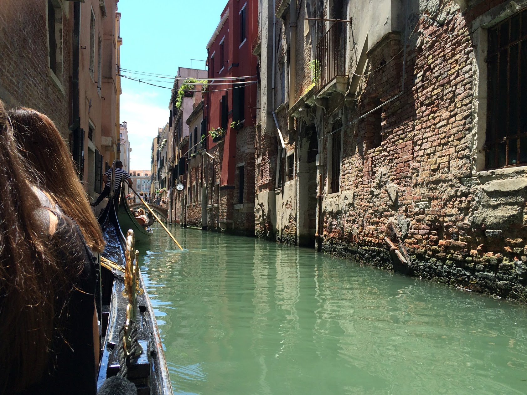 Gondola ride in Venice