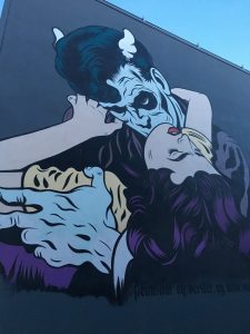 Vampire street art