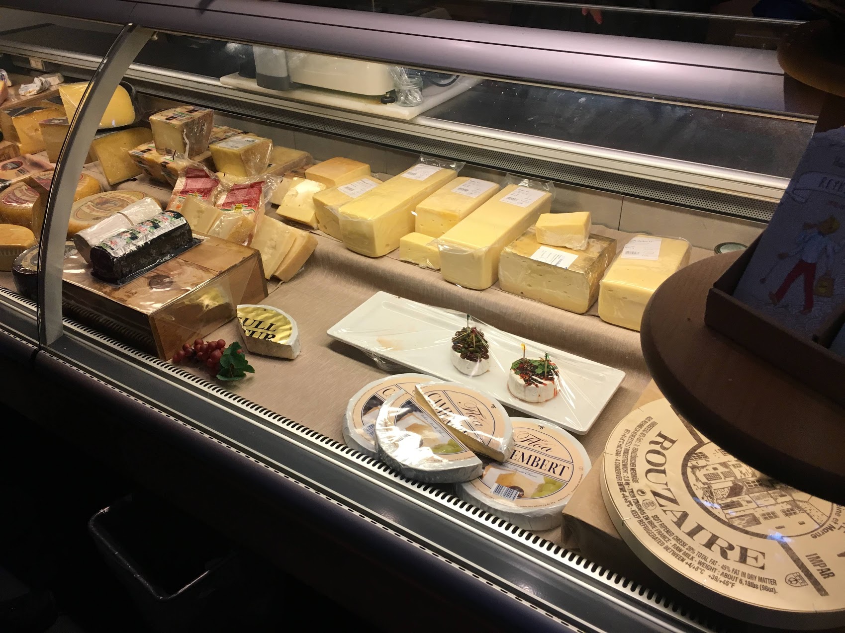 Cheese display