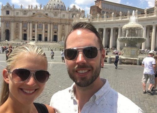 Couple at the Vatican