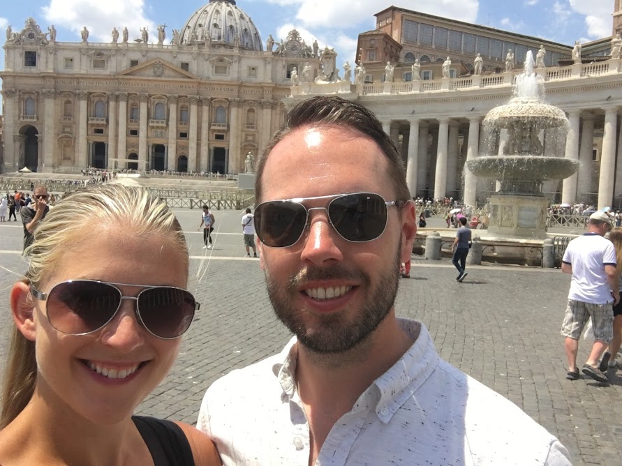 Couple at the Vatican