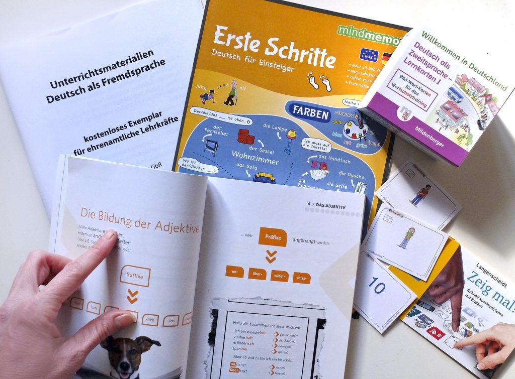 German language learning tools