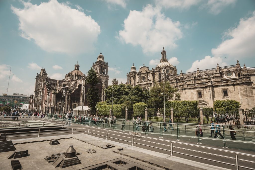 The Zocalo in Mexico City