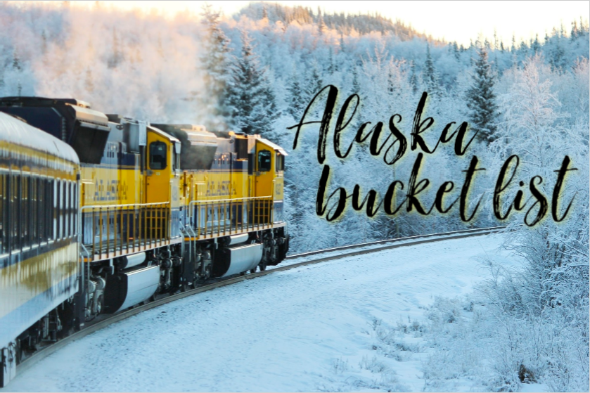 Train in Alaska