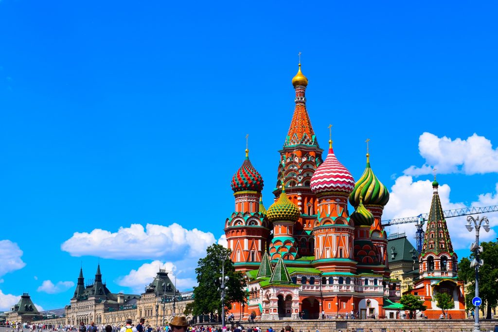 St. Basil's Cathedral in Moscow, Russia