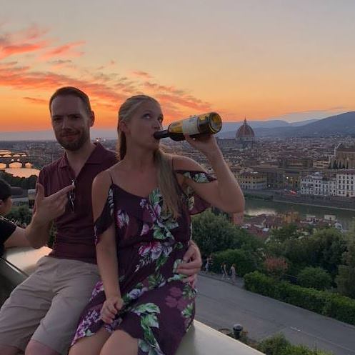 Sunset at Piazzale Michelangelo