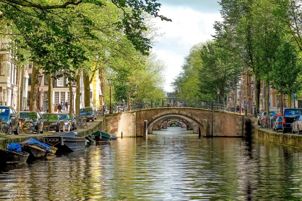 Seven bridges in Amsterdam