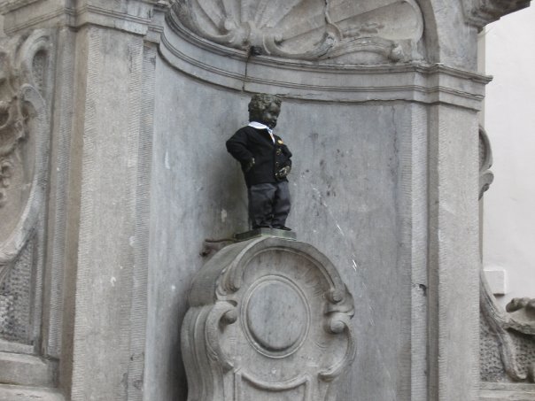 Manneken Pis in Brussels