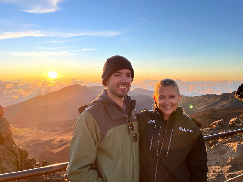 Couple at Haleakala