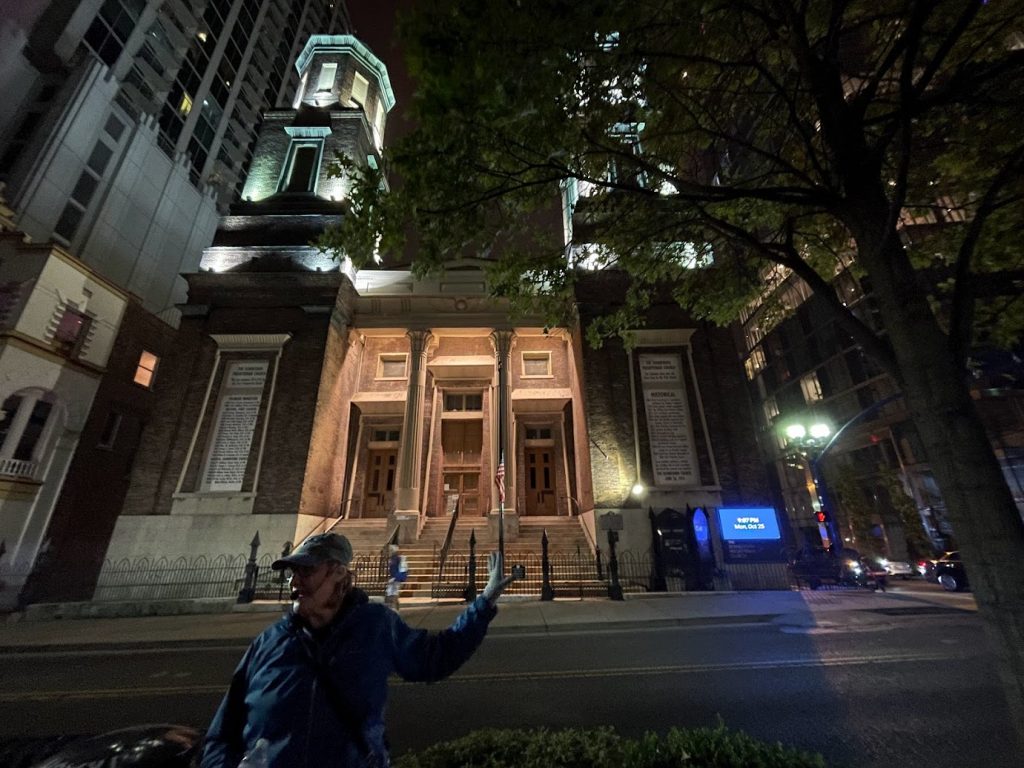 Stop along the Nashville ghost tour