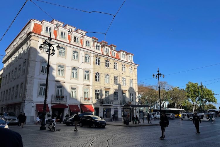 Exterior of Corpo Santo Hotel in Lisbon