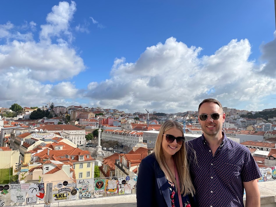 Stephanie and Rick in Lisbon