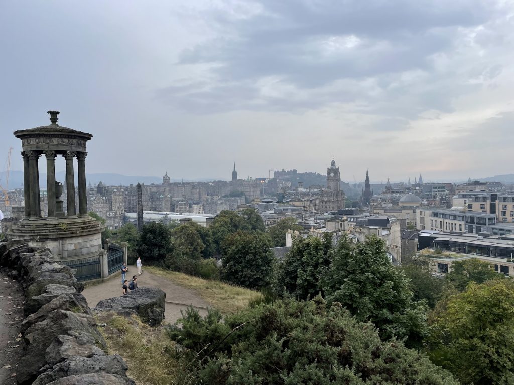 View from Edinburgh's Calton Hill
